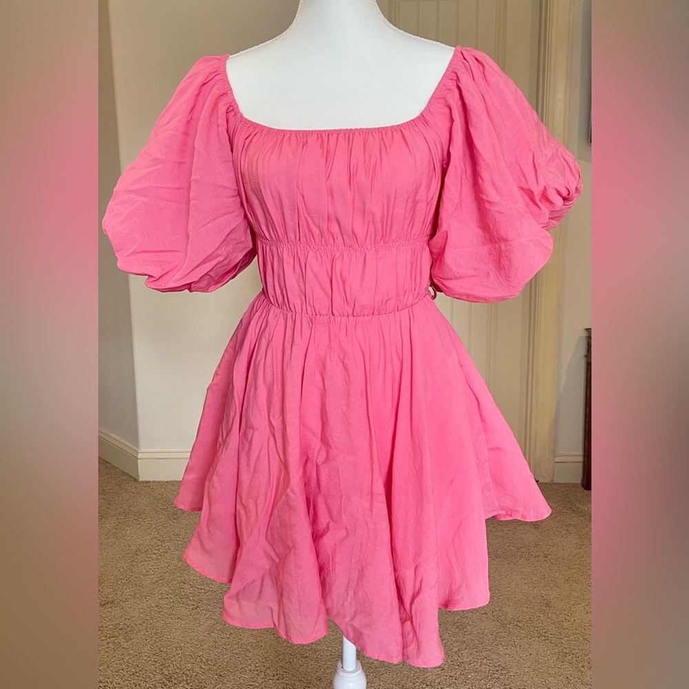 Alter’d State Amabella Puff Dress — Pink